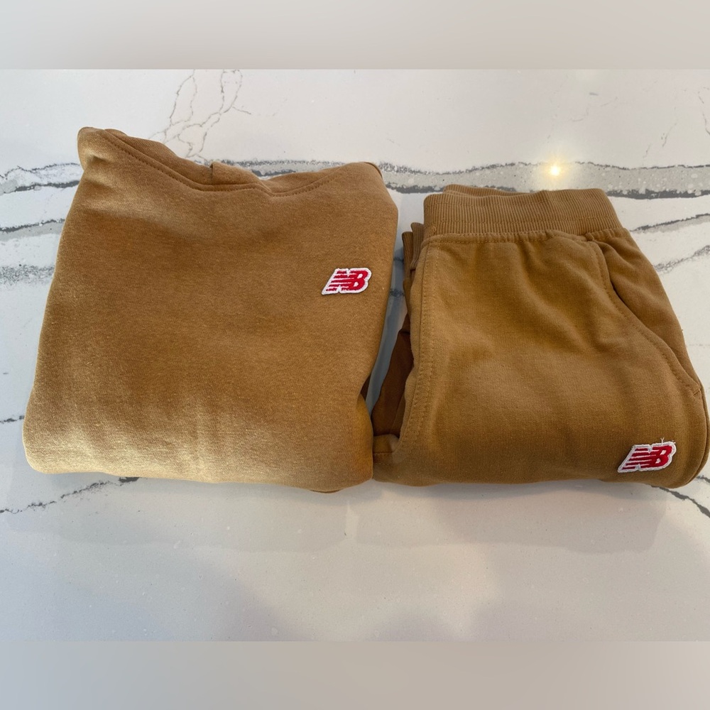 New Balance Kids Tan Joggers